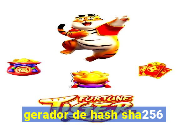 gerador de hash sha256